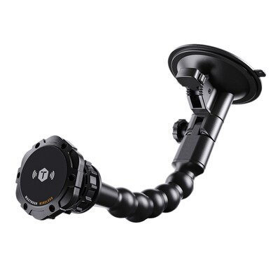 ToughTested Python MagTough 15-Watt Wireless-Charge Glass Mount, Black (TT-4S-WPYTGM)