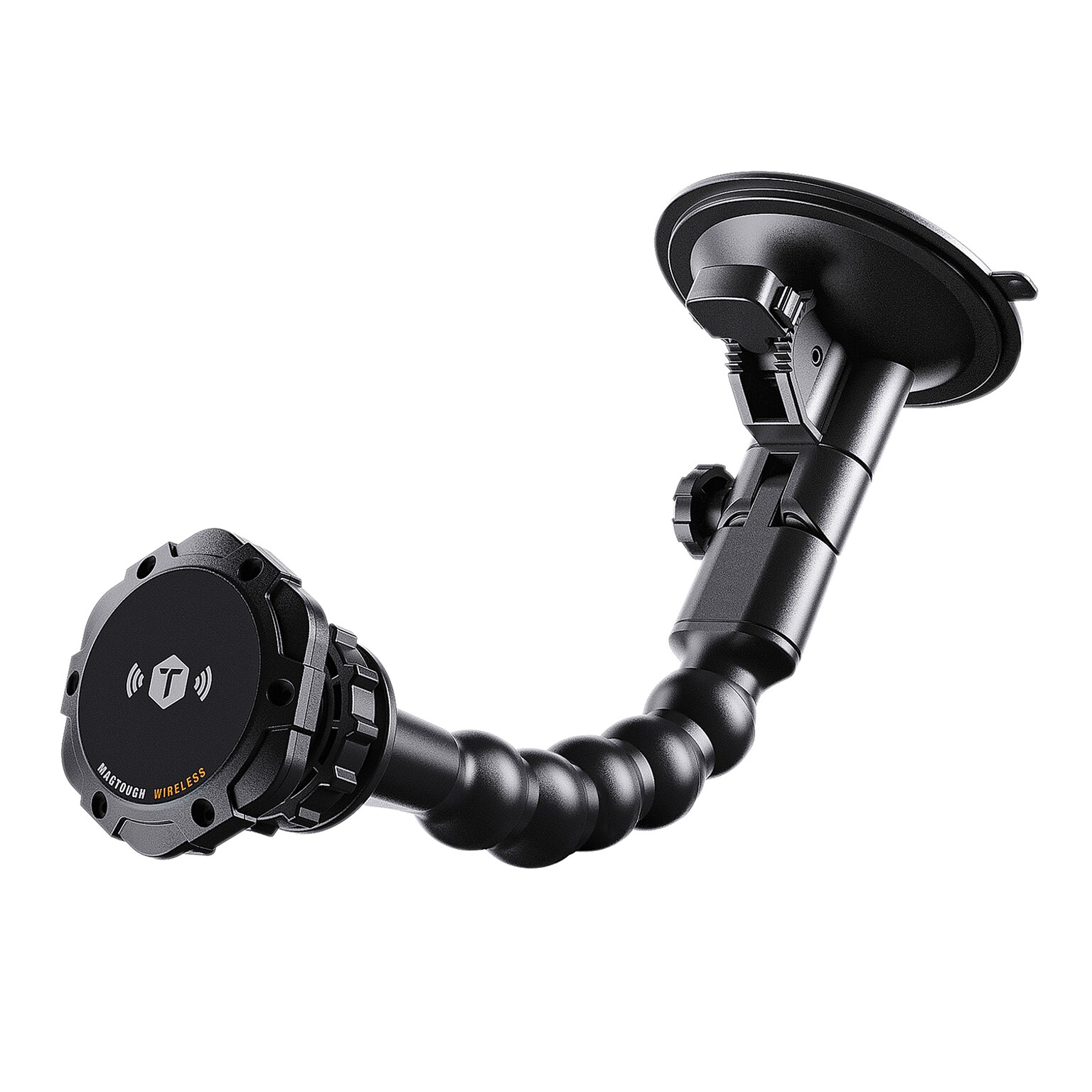 ToughTested Python MagTough 15-Watt Wireless-Charge Glass Mount, Black (TT-4S-WPYTGM)