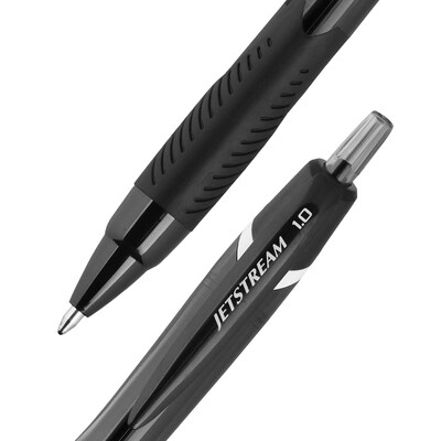 uni-ball JETSTREAM ELEMENTS Retractable Ballpoint Pens, Medium Point, Assorted Inks, 12/Pack (70171)