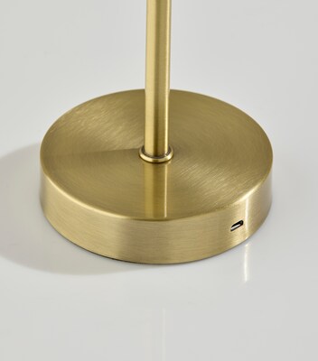 Adesso Benji LED Table Lamp, Antique Brass (3079-21)