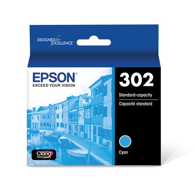 Epson T302 Cyan Standard Yield Ink Cartridge