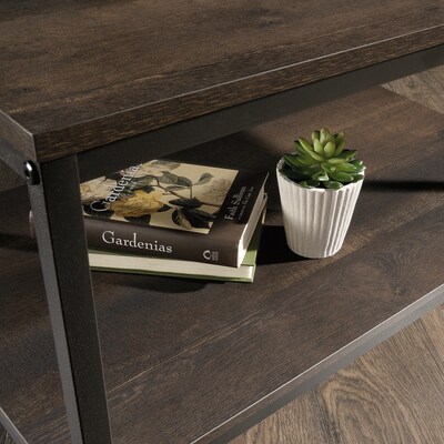 Sauder North Avenue 31"W x 20"D Coffee Table, Smoked Oak (423025)