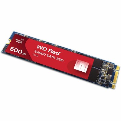 Western Digital Red SA500 500GB M.2 2280 SATA III Internal Solid State Drive, 3D NAND (WDS500G1R0B-68A4Z0)