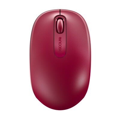Incase Designed by Microsoft Wireless Mobile 1850 Ambidextrous Optical USB Mouse, Flame Red (U7Z-00031)