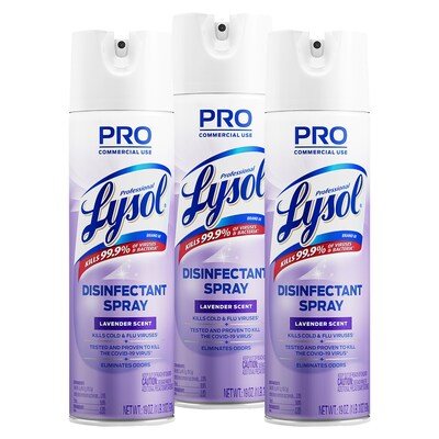 Lysol Professional Brand III All-Purpose Cleaners & Spray Disinfectant, 19 oz, 3 Pack
