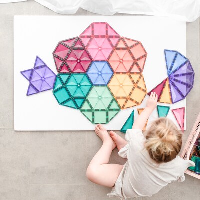 Connetix Magnetic Tiles Pastel Mega Pack, 202 Pieces (CNTP00202ME)