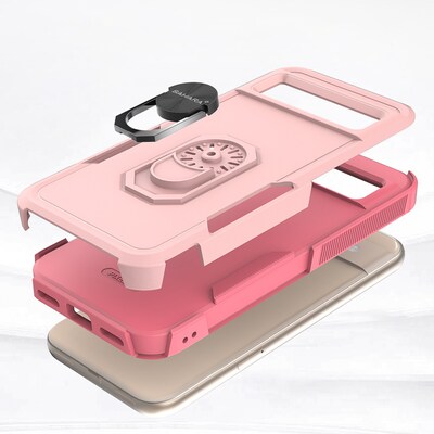 SaharaCase Raider Series Rugged Case for Google Pixel 8a, Shock Absorbing, Desert Rose (CP00574)