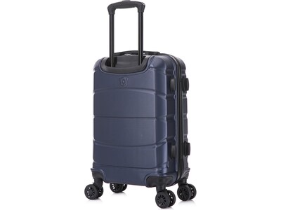 DUKAP Sense 21.45" Hardside Suitcase, 4-Wheeled Spinner, Blue (DKSEN00S-BLU)