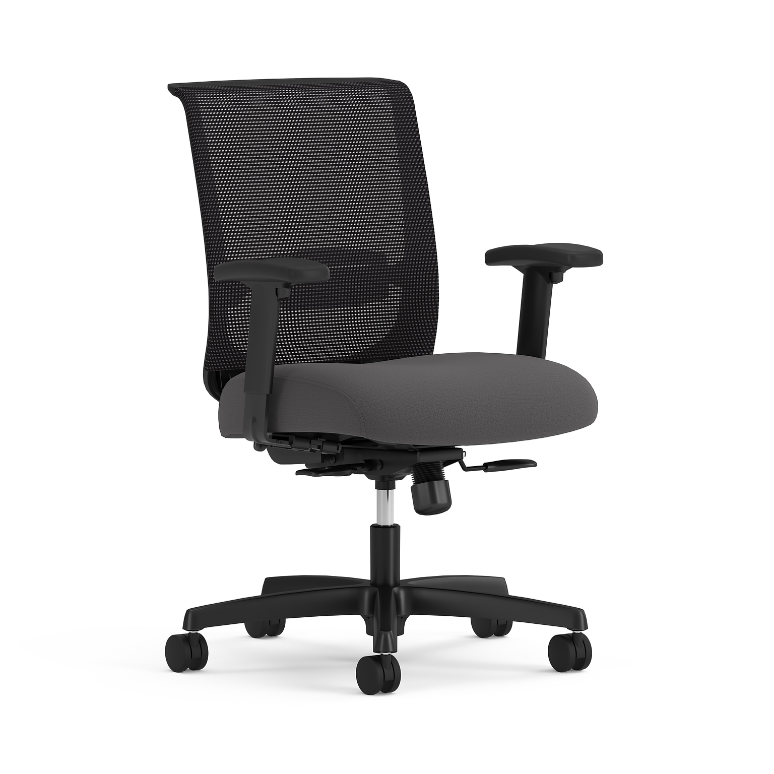 HON Convergence Mesh/Fabric Swivel Task Chair, Charcoal/Black (HCT1MM.Y1.A.H.M.HAML17.AL.SB.T)