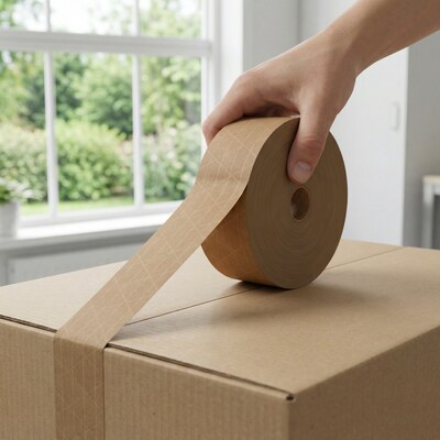 Standard Grade Paper Packing Tape, 2.8" x 125 yards, Each (468231-CC)