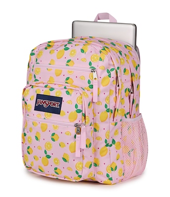 JanSport Big Student Laptop Backpack, Large, Lemonade Stand Pink (JS0A47JKA3C)