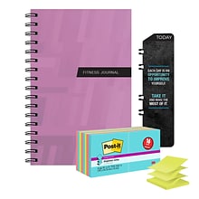 FREE workout Fitness Journal when you buy Post-it Super Sticky Pop-up Notes, 90 Sheets/Pd, 16 Pd/Pk