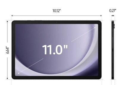 Samsung Tab A9+ Galaxy Tab 11" Tablet, WiFi, 64GB, Android, Black (SM-X210NZAAXAR)