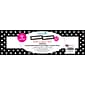 Barker Creek Black & White Dot Double-Sided Name Plates & Bulletin Board Signs, 36/Pack (LL1405)