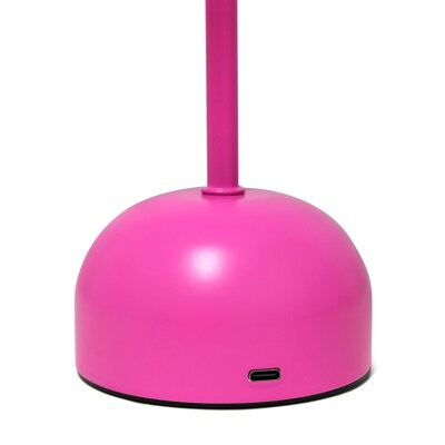 Simple Designs Mushroom Magic LED Table Lamp, Hot Pink (LD1069-HPK)