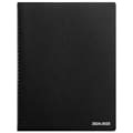2024-2025 Staples 8 x 11 Academic Weekly & Monthly Appointment Book, Faux Leather Cover, Black (ST