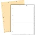 Medical Arts Press Large Tab Chart Divider Sheets, 7-Hole Punched, Letter, Manila, 250/Bx (20257)