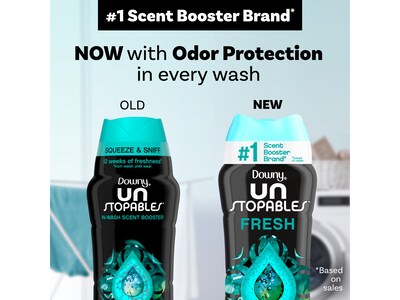 Downy Unstopables In-Wash Scent Booster Beads, Fresh, 30.1 oz. (14518)