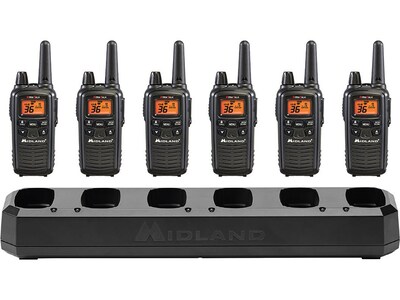 Midland Biztalk Two-Way Business Radio Bundle, Black (LXT600BBX6)