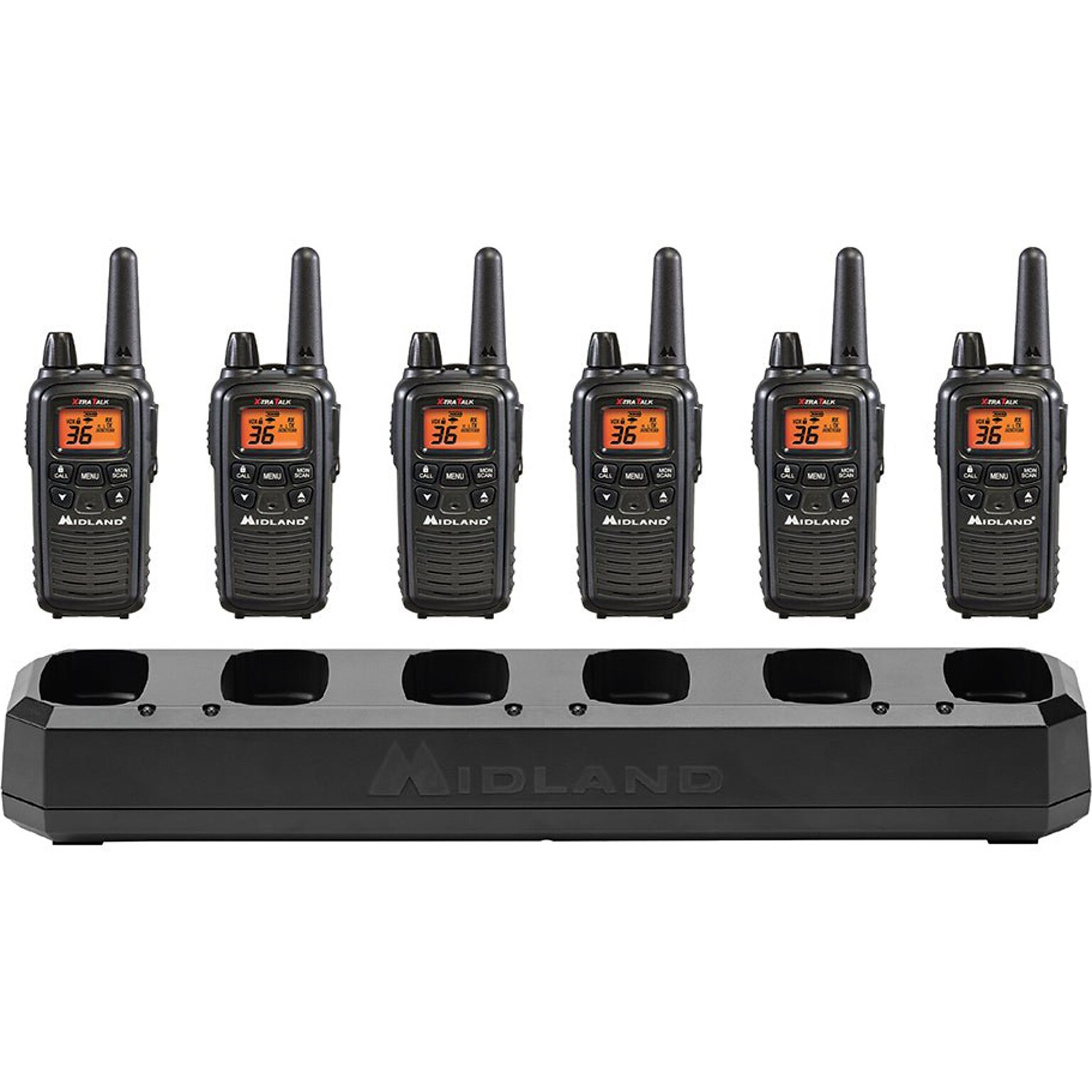 Midland Biztalk Two-Way Business Radio Bundle, Black (LXT600BBX6)