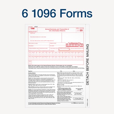Adams 2025 1099-MISC Tax Forms Kit, 50/Pack, 4-Part, 2-Up, A, 1, B & 2, 50/Pack (STAX550MISC-25)