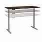 Bush Business Furniture Move 60 Series 60W Rectangular 27-47H Adjustable Standing Desk, Mocha C