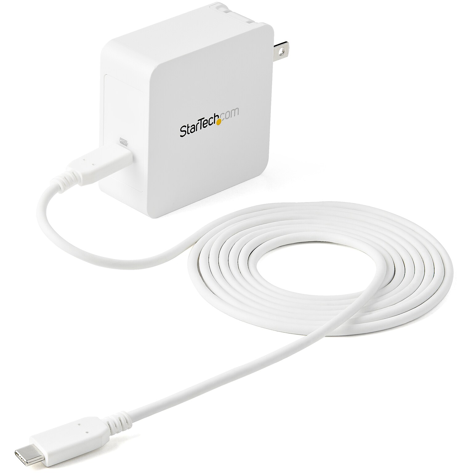 StarTech Universal 6 USB-C 60W Laptop Charger, White (WCH1C)