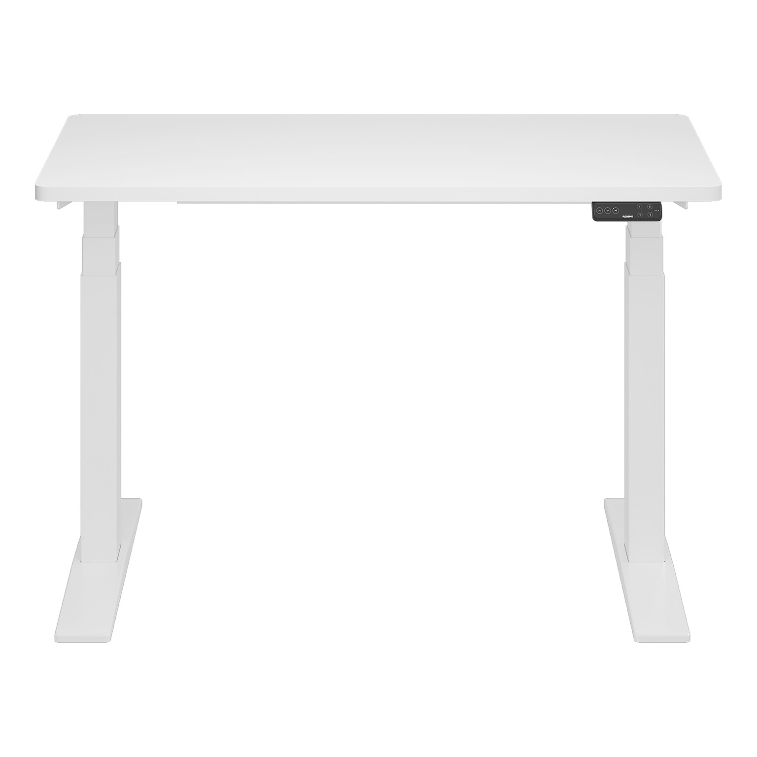 FlexiSpot E7COMMERCIAL 48W Electric Height Adjustable Standing Desk, White (E7WCOM4824-W)