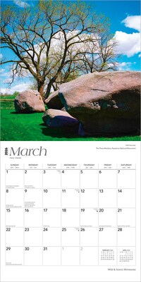2026 BrownTrout Minnesota Wild & Scenic 12" x 12" Monthly Wall Calendar (9798330704606)
