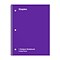 TRU RED™ 1-Subject Notebook, 8 x 10.5, College Ruled, 70 Sheets, Purple (TR27501)