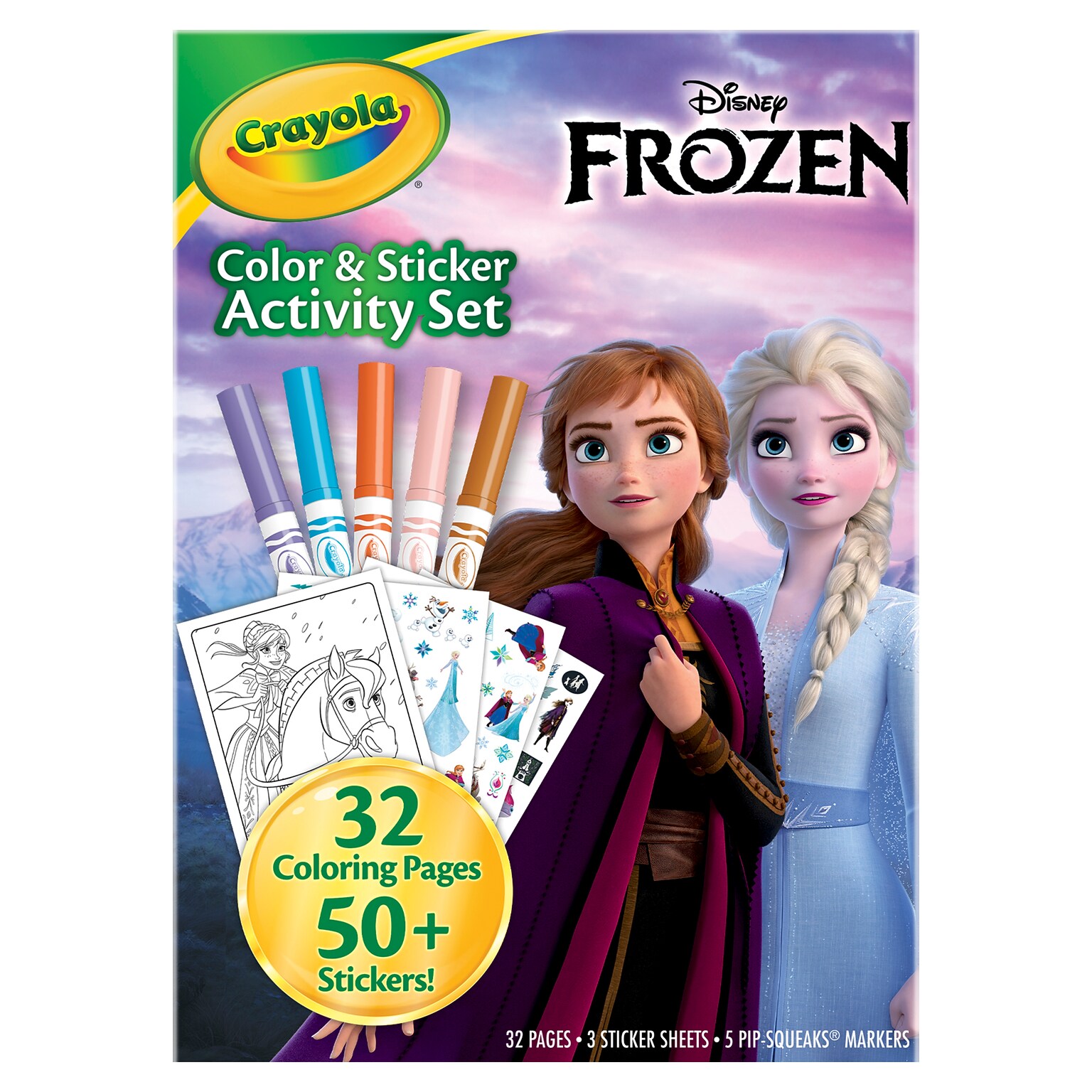 Crayola Frozen Color & Sticker Activity Set (04-2744)