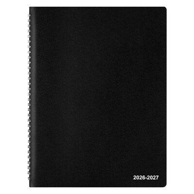 2026–2027 Staples 8 x 11 Academic Weekly and Monthly Planner, Black (ST23572-27)