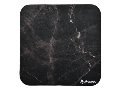 Arozzi ZONA Quattro Collection Carpet & Hard Floor Chair Mat, Black Marble (AZ-ZONA-QTRO-BKM)