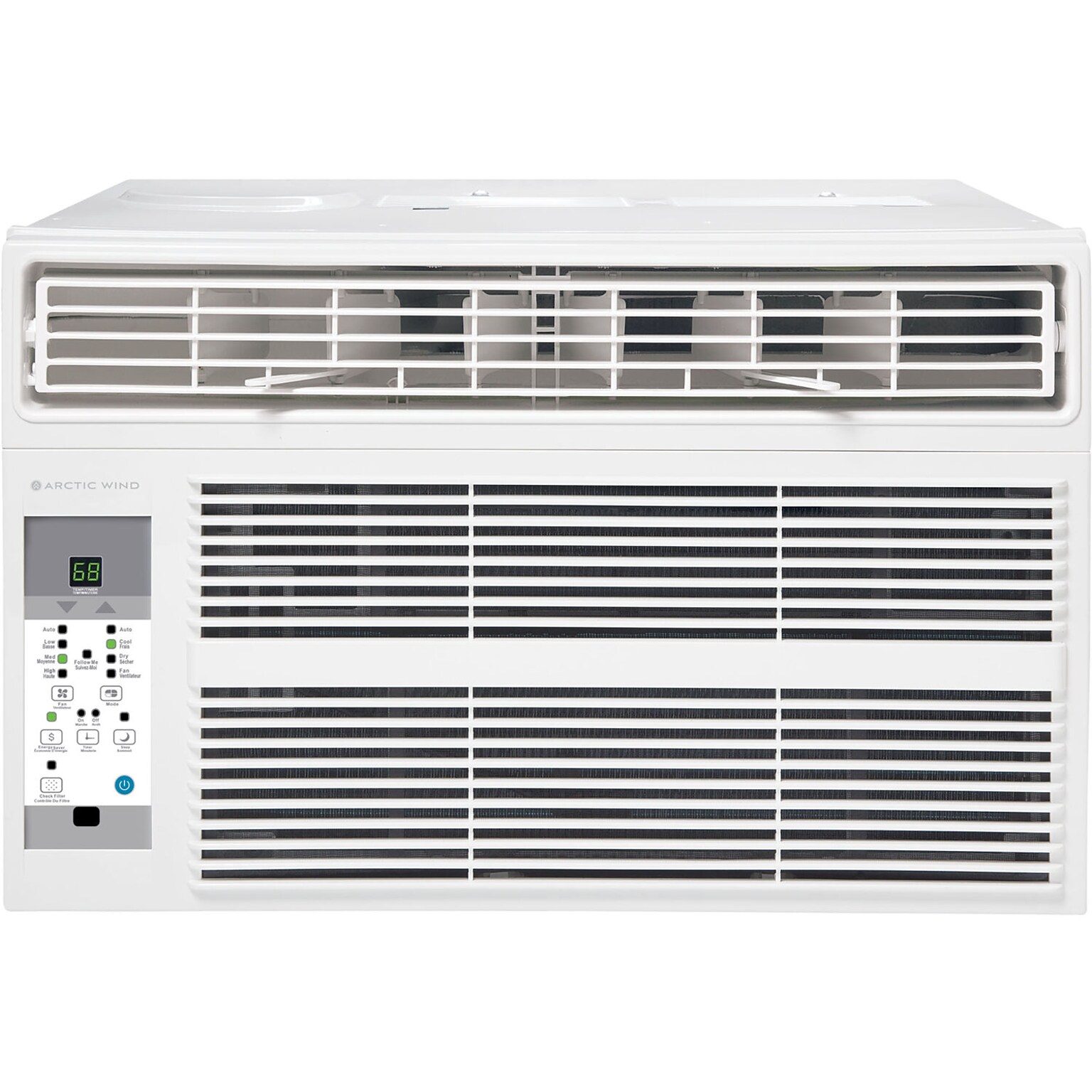 Arctic Wind 115-Volt 8000 BTU Window Air Conditioner with Remote, White (3AW8000A)