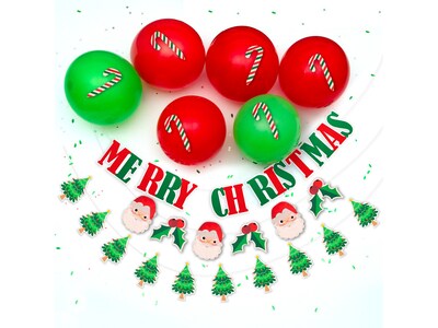 Pukka Party Christmas Decoration Pack, Assorted Colors (PTY546)
