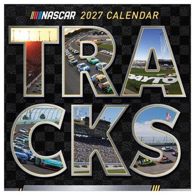 2027 TF Publishing Nascar Tracks 12 x 12 Monthly Wall Calendar (27-1019)