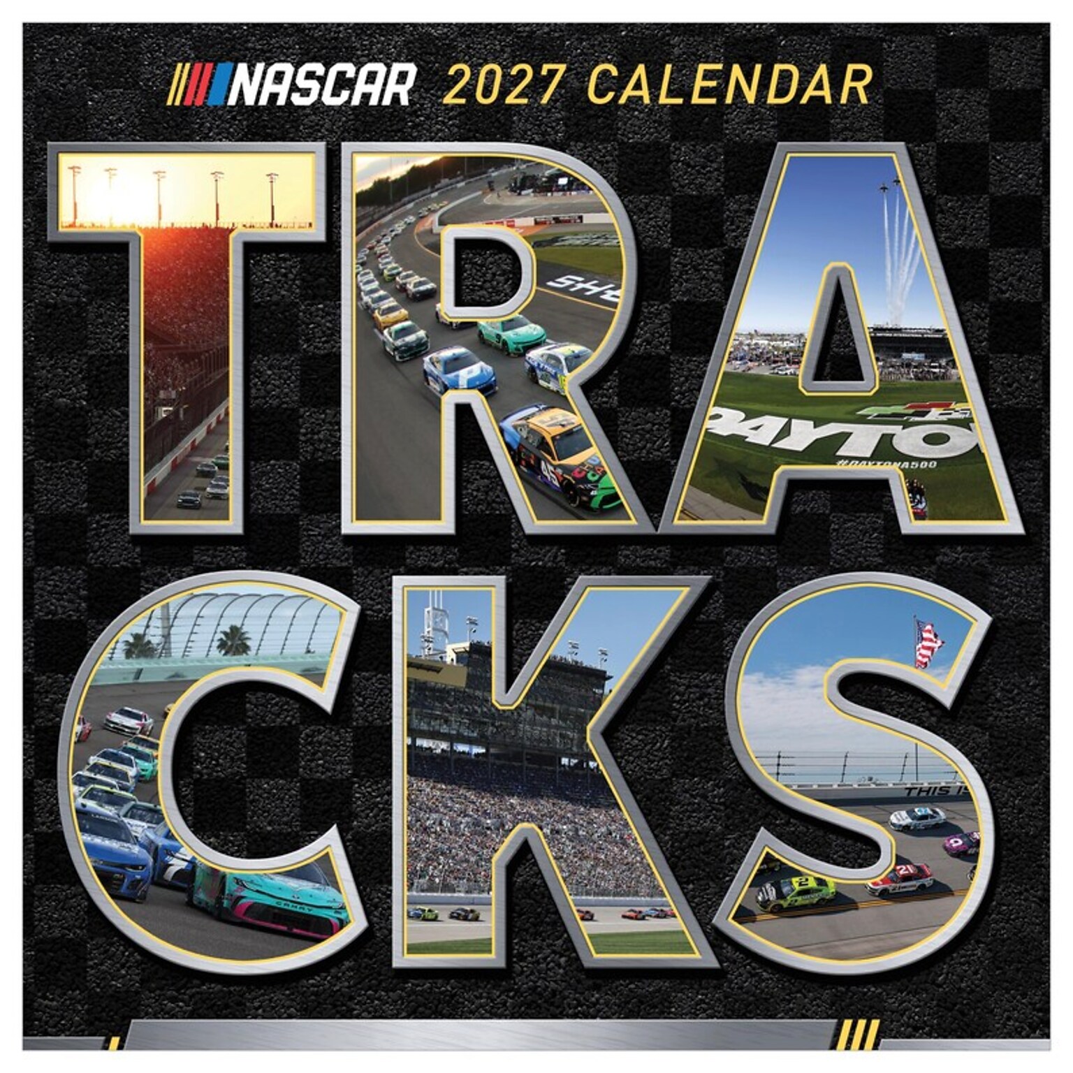 2027 TF Publishing Nascar Tracks 12 x 12 Monthly Wall Calendar (27-1019)