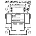 Scholastic Teaching Resources Activity Poster Sets, All-About-Me Robot