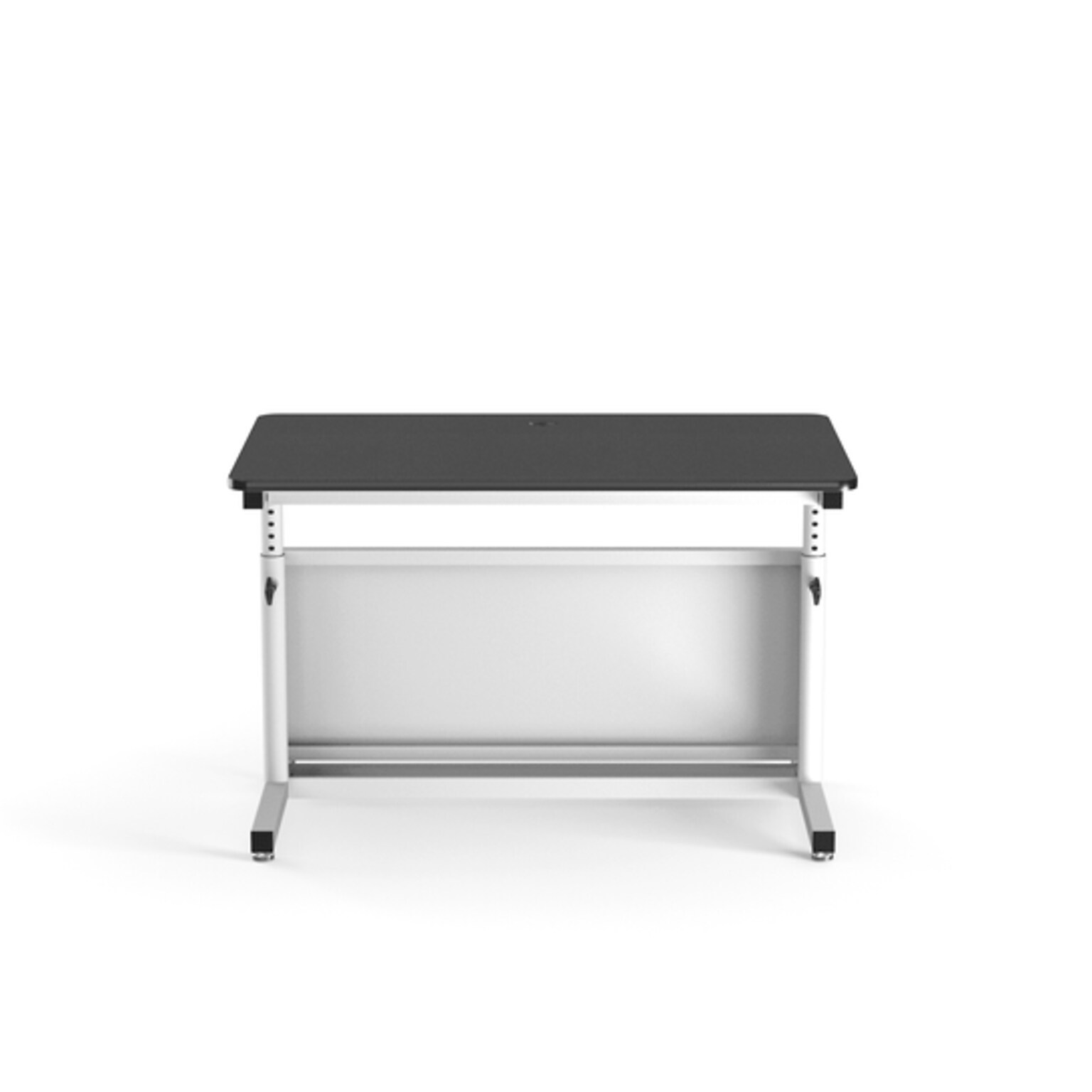 VersaDesk Deluxe 48W Manual Adjustable Standing Computer Table, Black/White (CTL4830-WB)