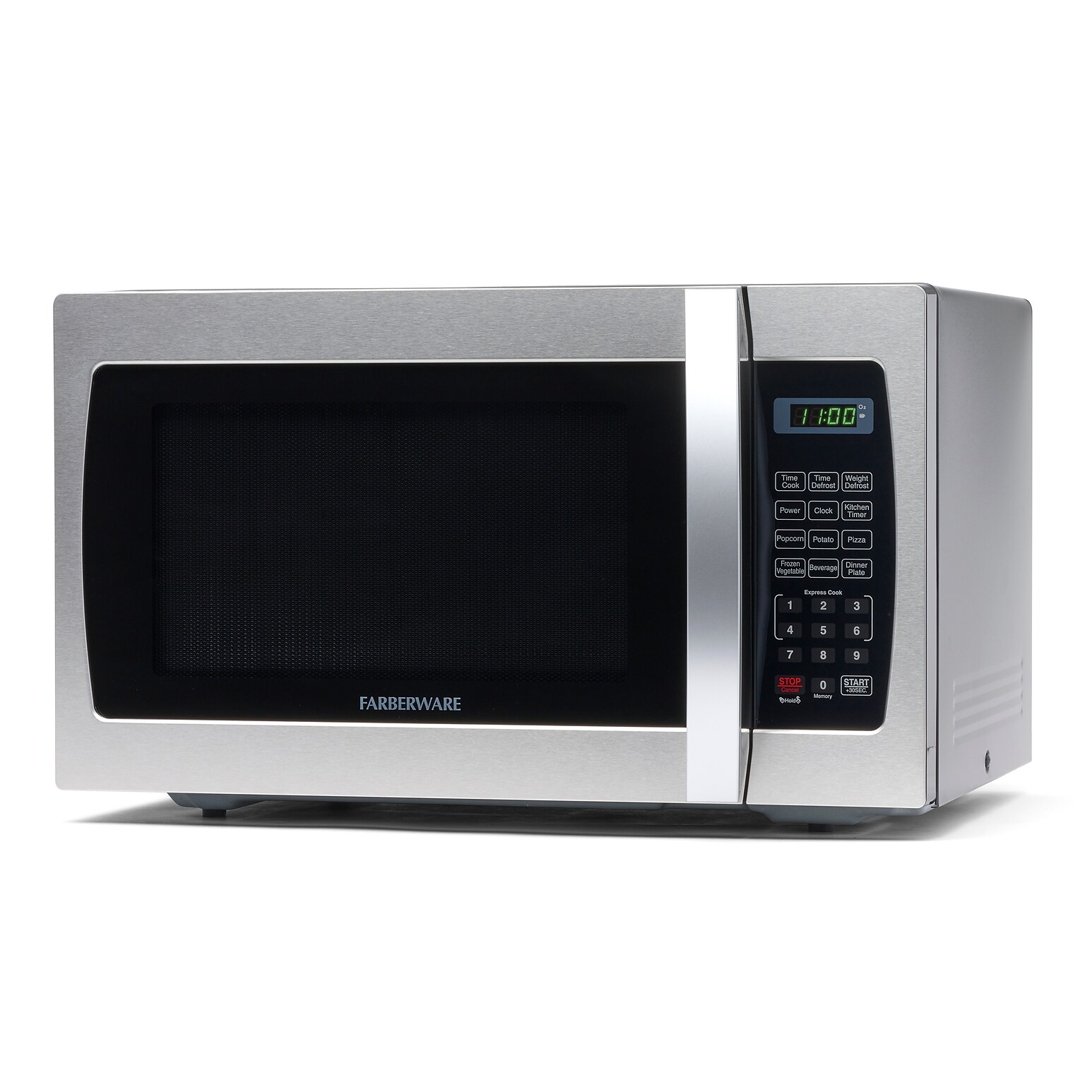 Farberware Professional 1.3 Cu. Ft. Countertop Microwave, Stainless Steel (FMO13AHTBKE)