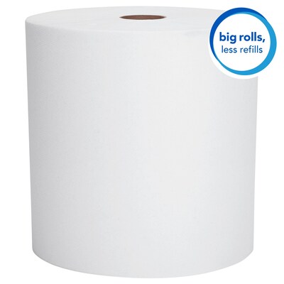 Scott Essential High Capacity Hardwound Paper Towels, 1-Ply, 950 ft./Roll, 6 Rolls/Carton (02000)