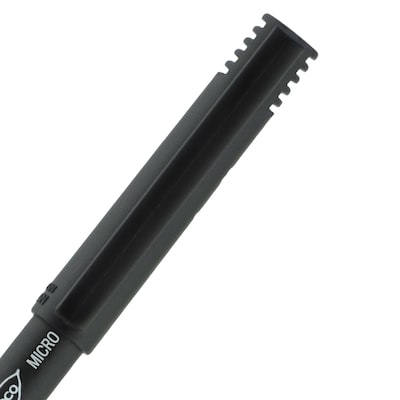 uniball Onyx Rollerball Pens, Micro Point, 0.5mm, Black Ink, Dozen (60040)