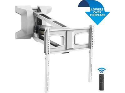 Mount-It! Motorized Fireplace TV Wall Mount, 77 Lbs. Max. (MI-386W)