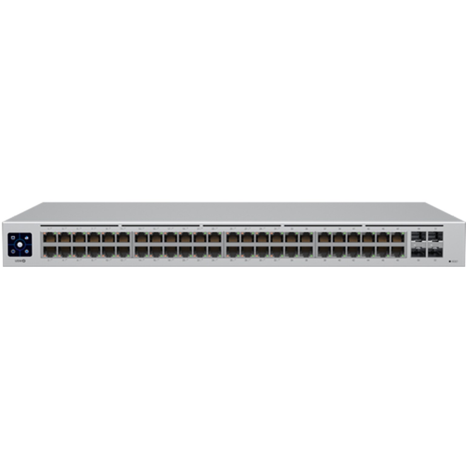 Ubiquiti UniFi 48-Port Gigabit Ethernet Smart Switch, 104 Gbps, Silver (USW-48-POE)