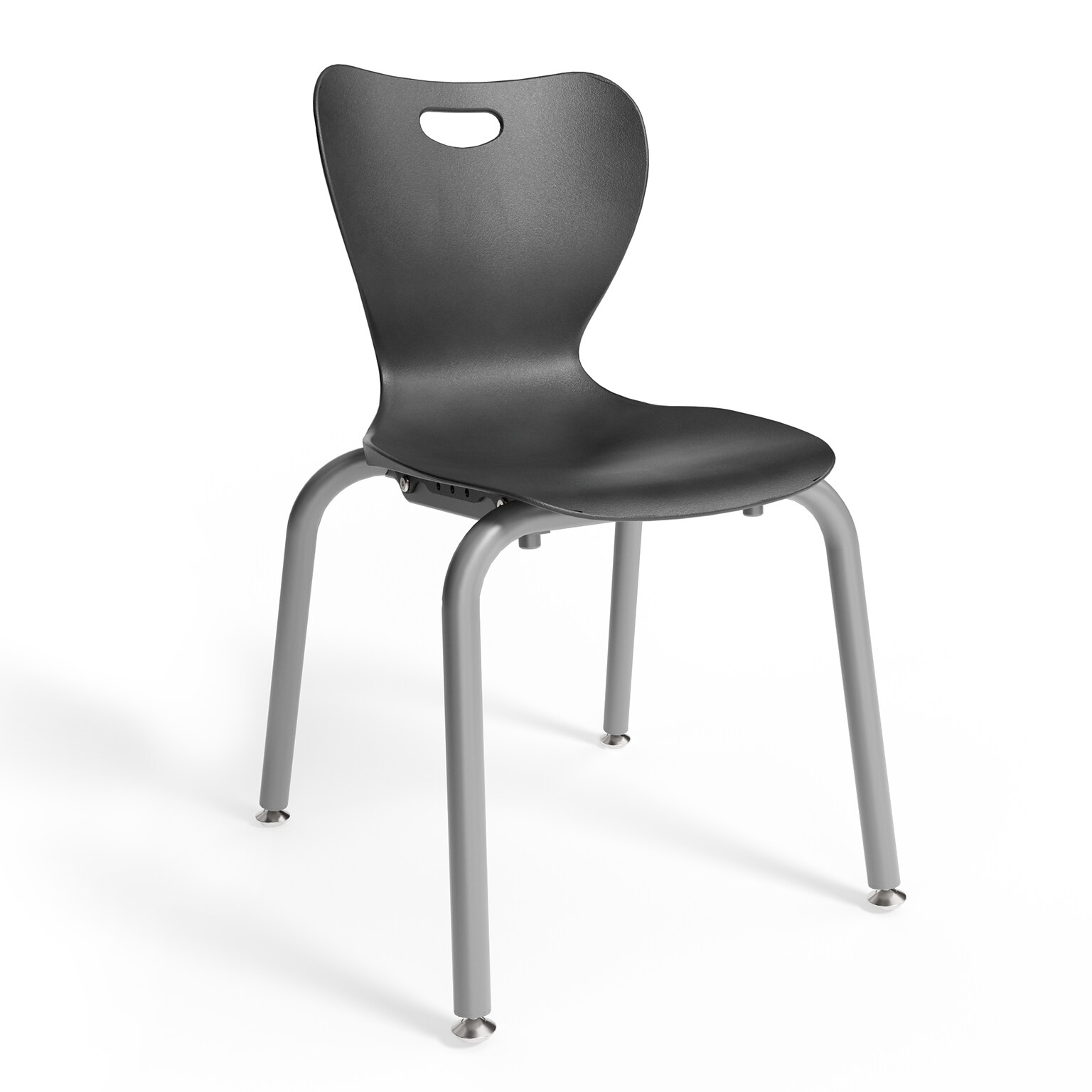Staples Polypropylene 14 Student Chair, Black, 4/Box (ST63542)