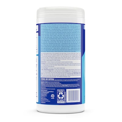 Lysol Disinfecting Wipes, Crisp Linen Scent, 80 Wipes/Canister, 6 Canisters/Carton (1920089346CT)