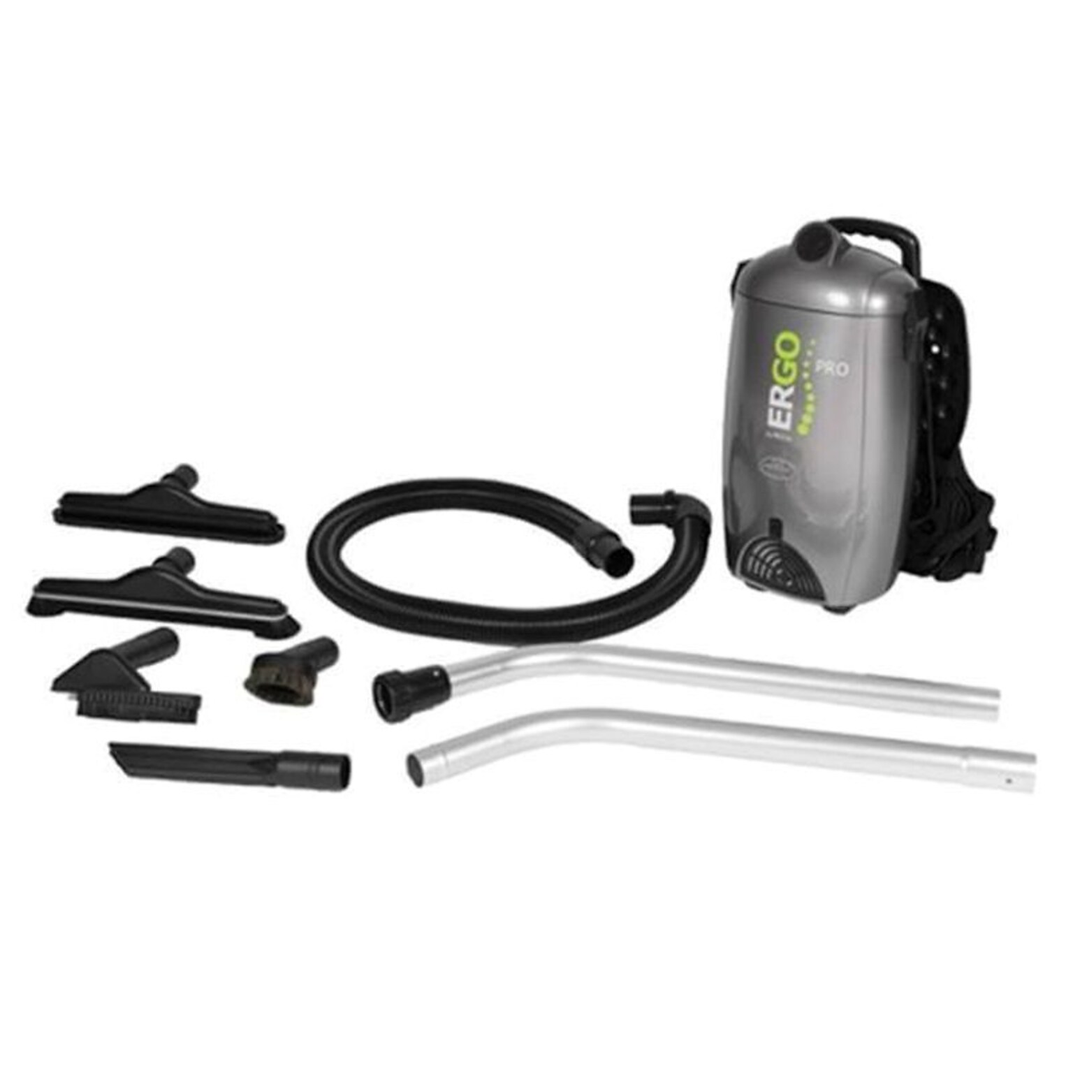 Atrix Ergo Pro Backpack Vacuum, Bagless, Silver/Black (VACBPAI)