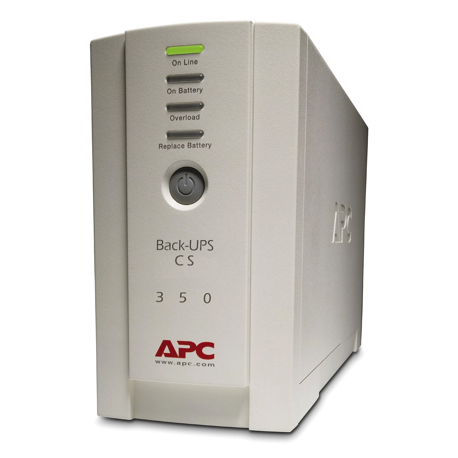 APC Back-UPS 350VA Battery Backup and Surge Protector, 6-Outlets, Beige (BK350)