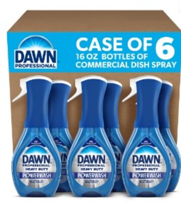 Dawn Professional Heavy Duty Powerwash Dish Soap Spray, 16 fl. oz., 6/Pack (12300CT)