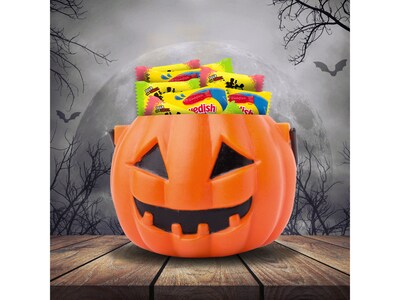 Mondelez International Sour Patch Kids & Swedish Fish Mini Halloween Candies Variety Pack, 2.27 lbs., 80 Bags/Pack